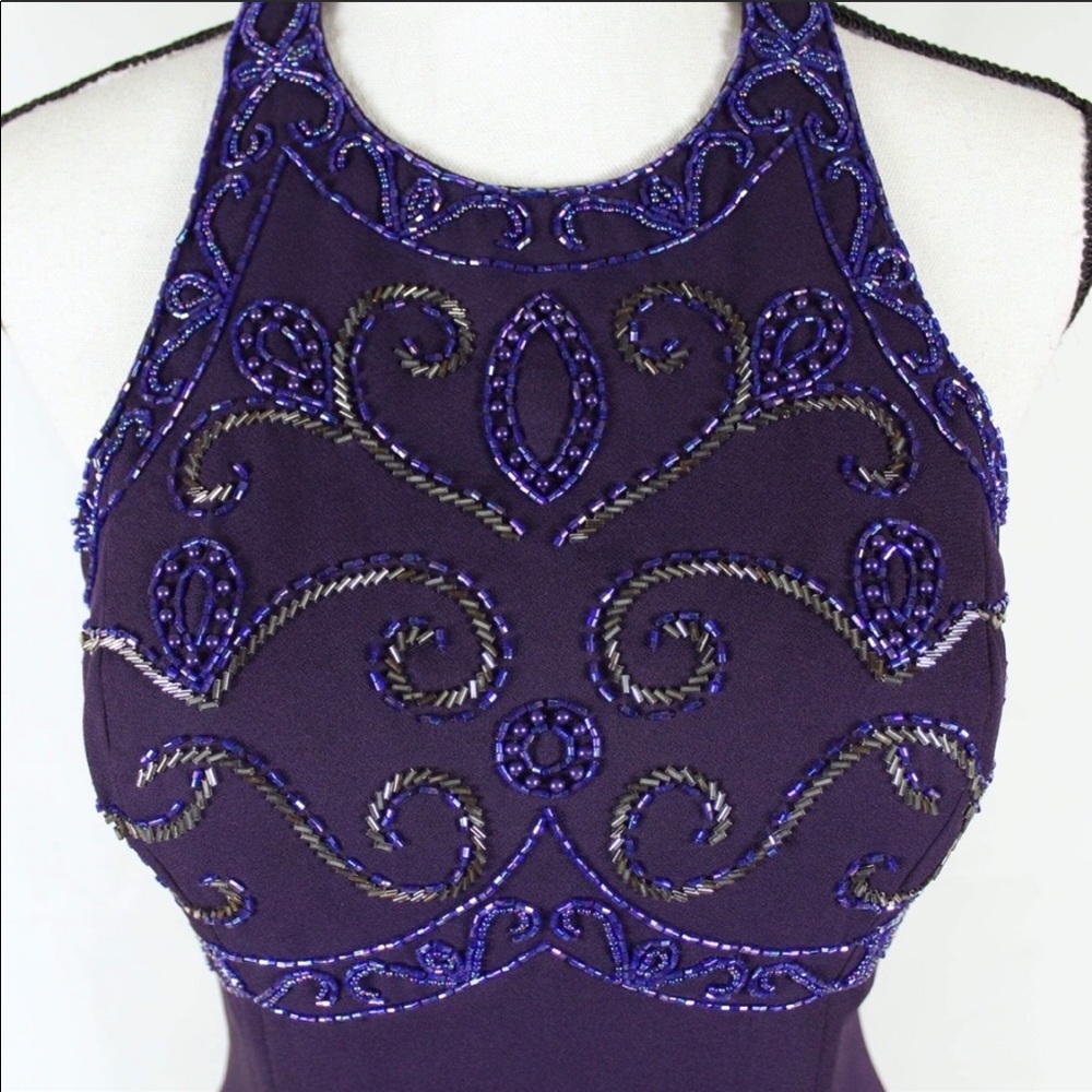 Purple formal gown size 10
